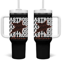 Vintage Astro Last Name Tumbler With Handle Baseball Fan Graphic