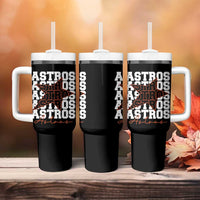 Vintage Astro Last Name Tumbler With Handle Baseball Fan Graphic