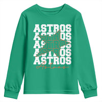 Vintage Astro Last Name Youth Sweatshirt Baseball Fan Graphic