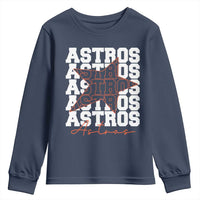 Vintage Astro Last Name Youth Sweatshirt Baseball Fan Graphic