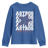 Vintage Astro Last Name Youth Sweatshirt Baseball Fan Graphic
