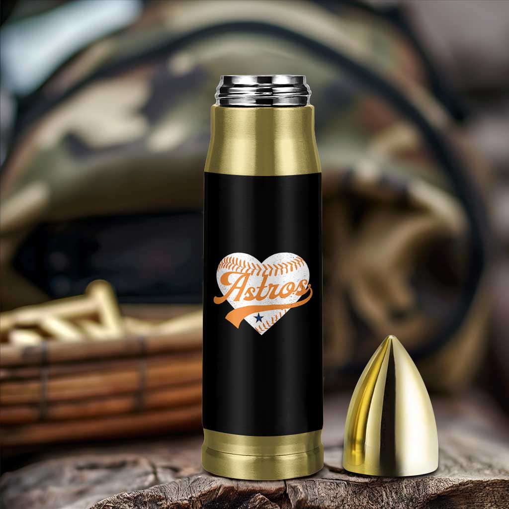 Retro Astro Script Name Bullet Tumbler Baseball Heart Vintage Sports Fans