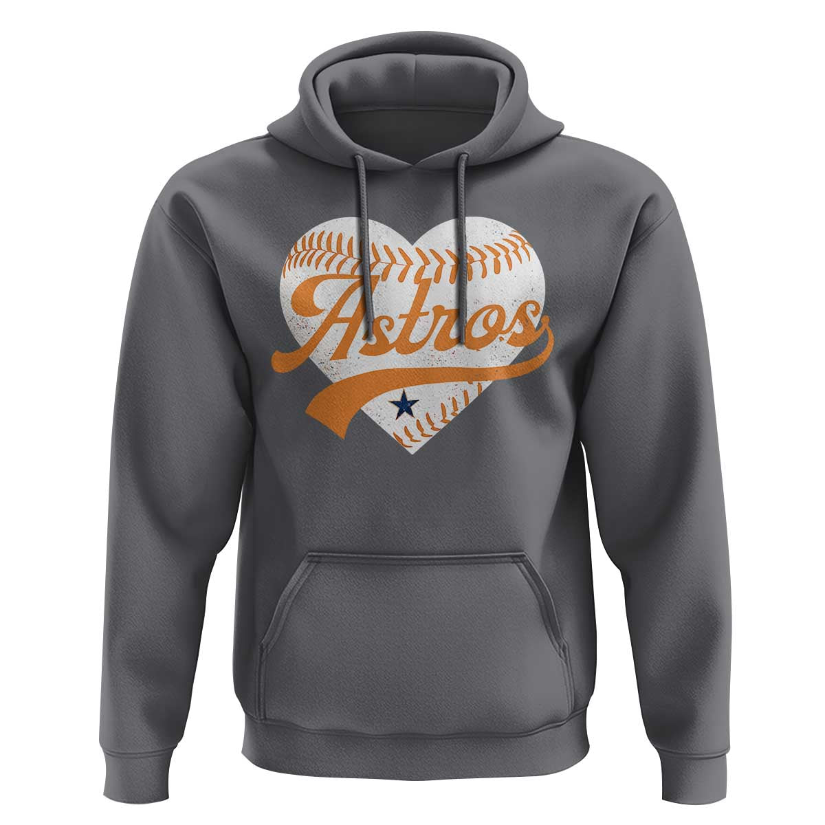 Retro Astro Script Name Hoodie Baseball Heart Vintage Sports Fans