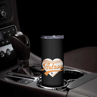 Retro Astro Script Name Skinny Tumbler Baseball Heart Vintage Sports Fans