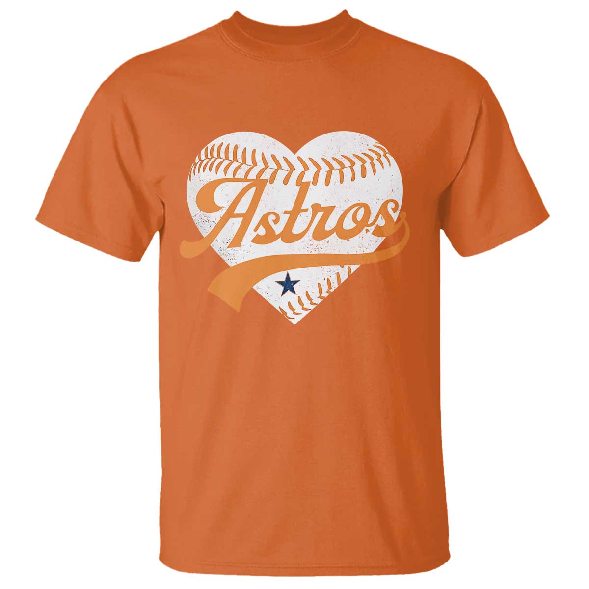Retro Astro Script Name T Shirt Baseball Heart Vintage Sports Fans