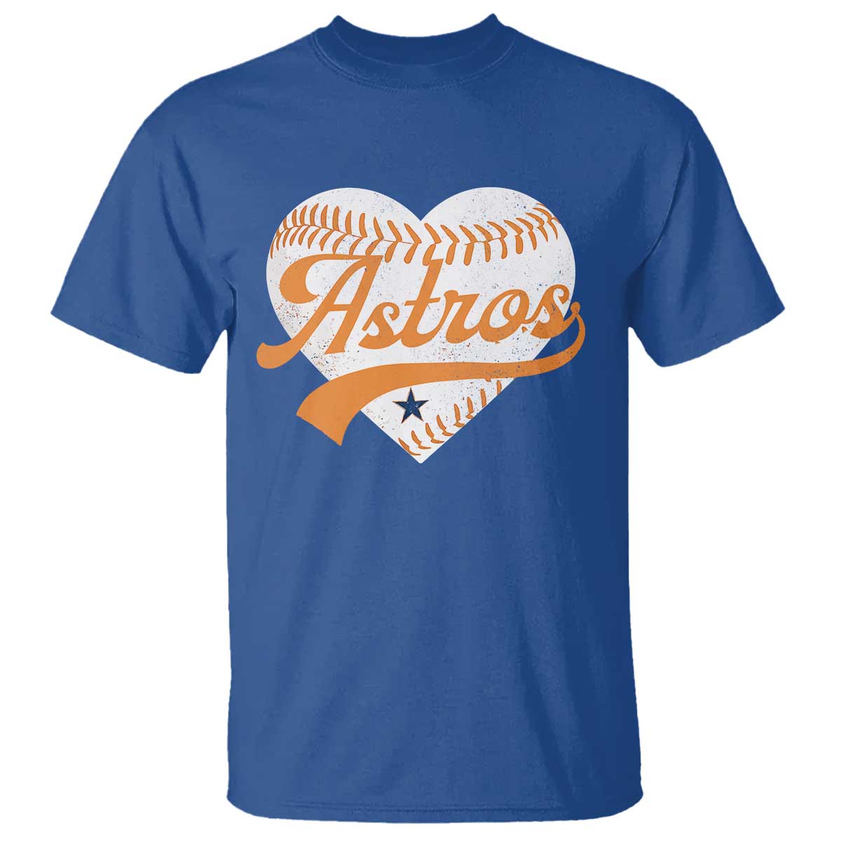 Retro Astro Script Name T Shirt Baseball Heart Vintage Sports Fans