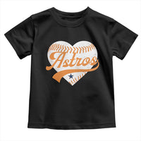 Retro Astro Script Name Toddler T Shirt Baseball Heart Vintage Sports Fans