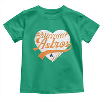 Retro Astro Script Name Toddler T Shirt Baseball Heart Vintage Sports Fans