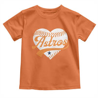 Retro Astro Script Name Toddler T Shirt Baseball Heart Vintage Sports Fans