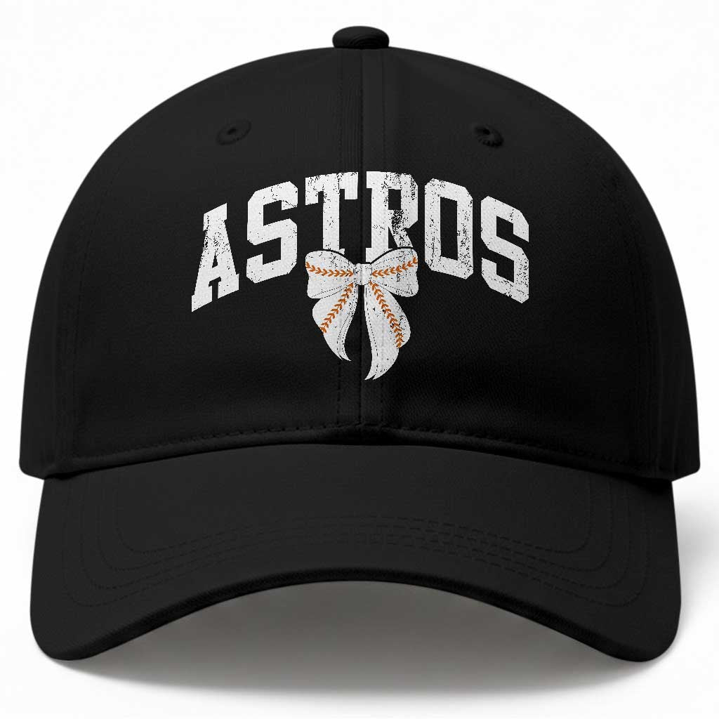 Retro Astro Varsity Name Baseball Cap Baseball Coquette Bow