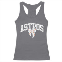 Retro Astro Varsity Name Racerback Tank Top Baseball Coquette Bow