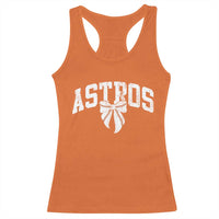 Retro Astro Varsity Name Racerback Tank Top Baseball Coquette Bow