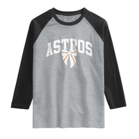 Retro Astro Varsity Name Raglan Shirt Baseball Coquette Bow