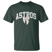 Retro Astro Varsity Name T Shirt Baseball Coquette Bow