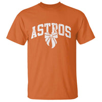Retro Astro Varsity Name T Shirt Baseball Coquette Bow