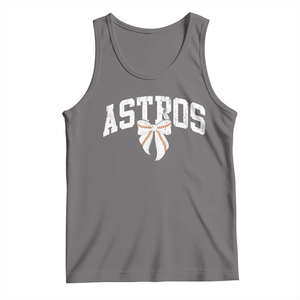 Retro Astro Varsity Name Tank Top Baseball Coquette Bow