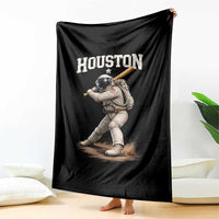Houston Astronaut Baseball Player Throw Blanket Clutch City