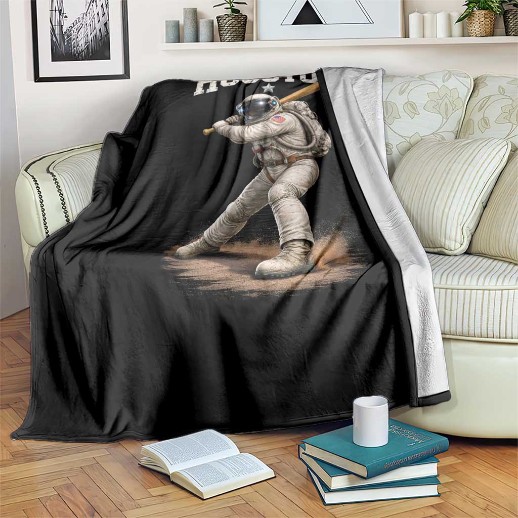Houston Astronaut Baseball Player Throw Blanket Clutch City
