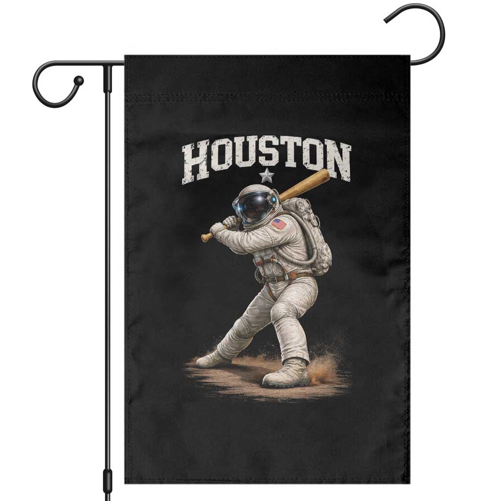Houston Astronaut Baseball Player Garden Flag Clutch City