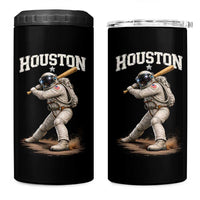 Houston Astronaut Baseball Player 4 in 1 Can Cooler Tumbler Clutch City