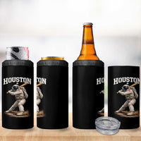 Houston Astronaut Baseball Player 4 in 1 Can Cooler Tumbler Clutch City
