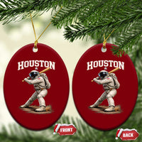 Houston Astronaut Baseball Player Ceramic Ornament Clutch City