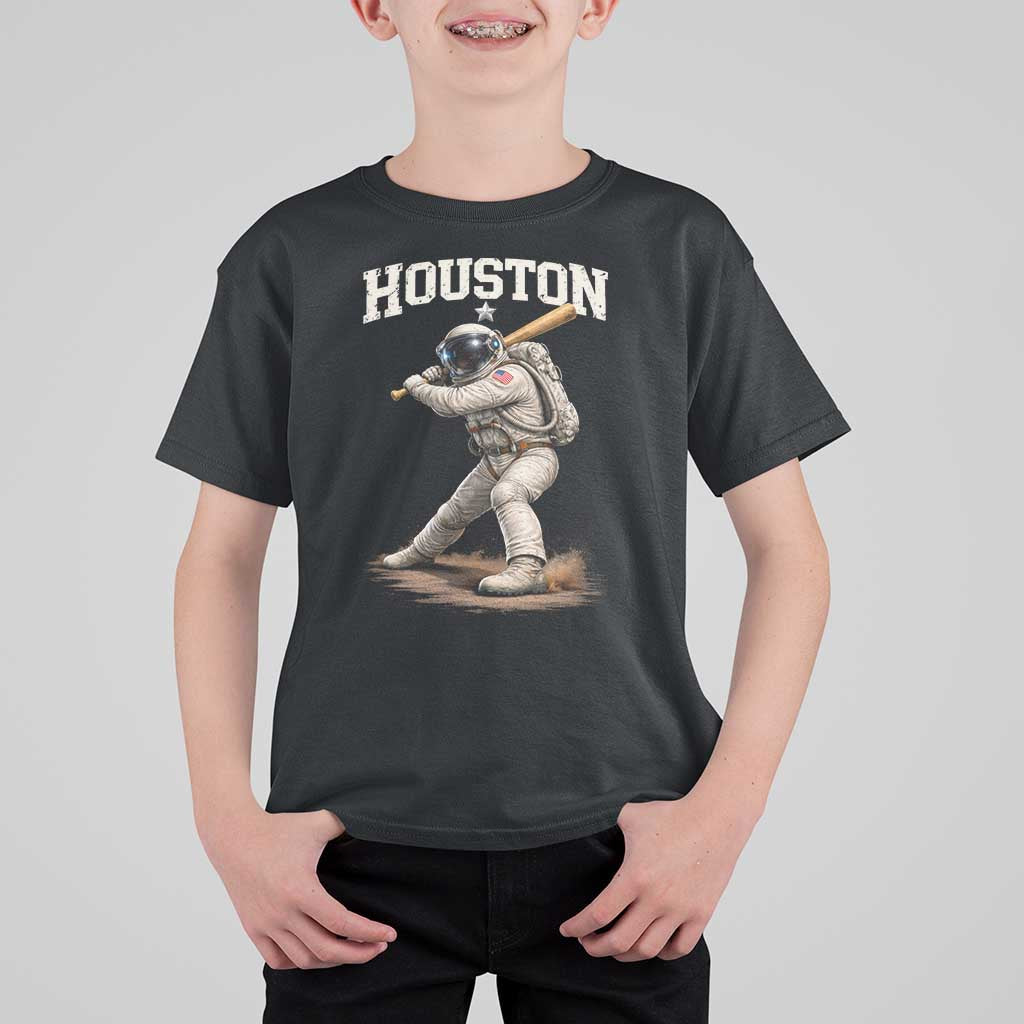 Houston Astronaut Baseball Player T Shirt For Kid Clutch City