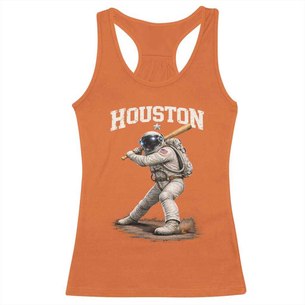 Houston Astronaut Baseball Player Racerback Tank Top Clutch City