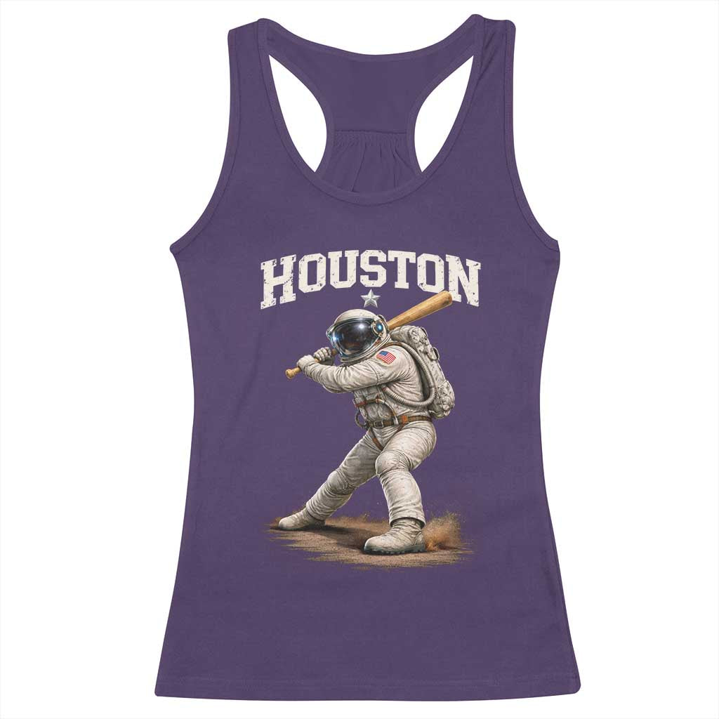 Houston Astronaut Baseball Player Racerback Tank Top Clutch City