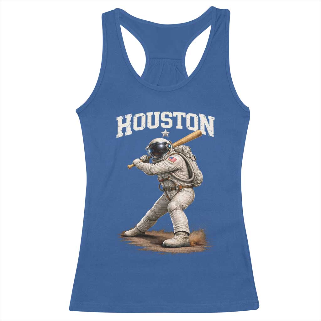 Houston Astronaut Baseball Player Racerback Tank Top Clutch City