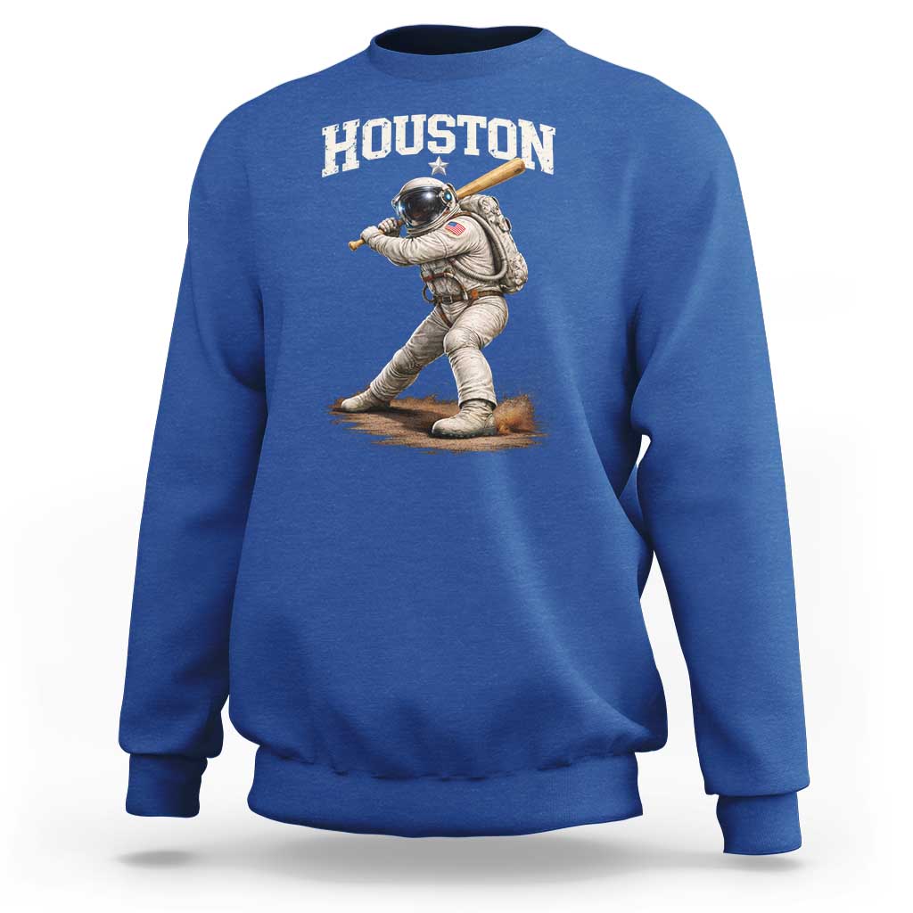 Houston Astronaut Baseball Player Sweatshirt Clutch City