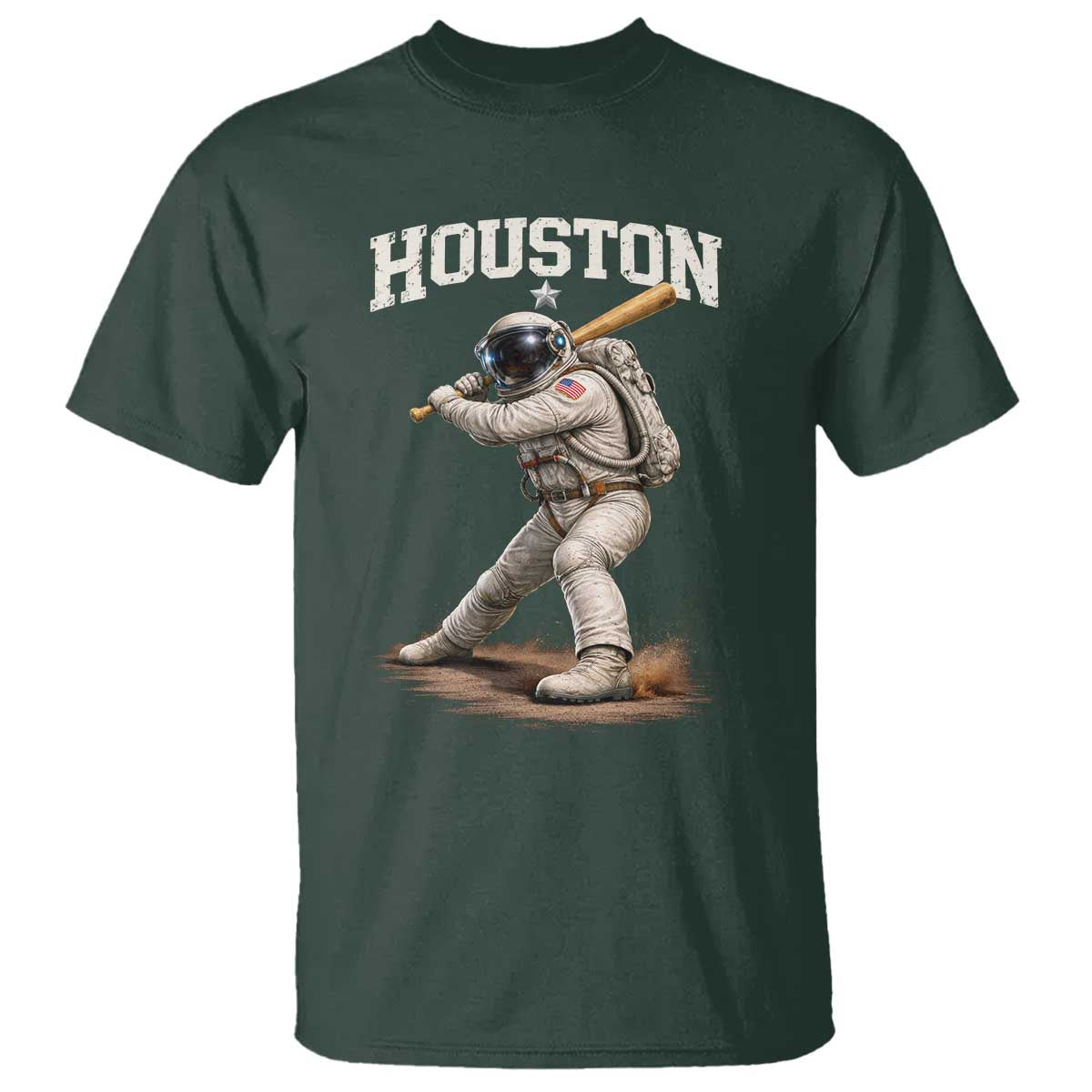 Houston Astronaut Baseball Player T Shirt Clutch City