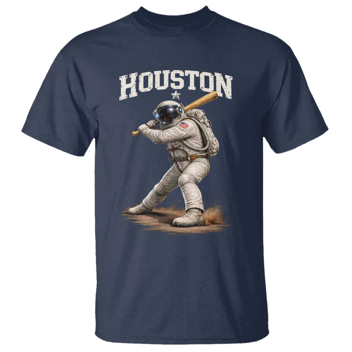 Houston Astronaut Baseball Player T Shirt Clutch City