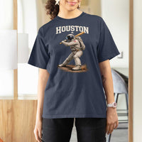 Houston Astronaut Baseball Player T Shirt For Women Clutch City