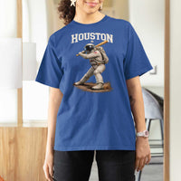Houston Astronaut Baseball Player T Shirt For Women Clutch City