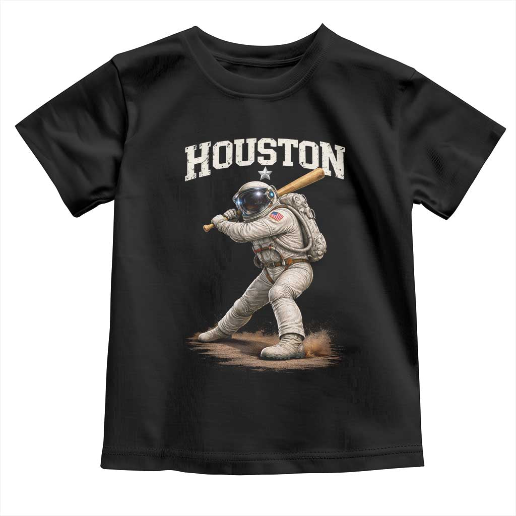 Houston Astronaut Baseball Player Toddler T Shirt Clutch City