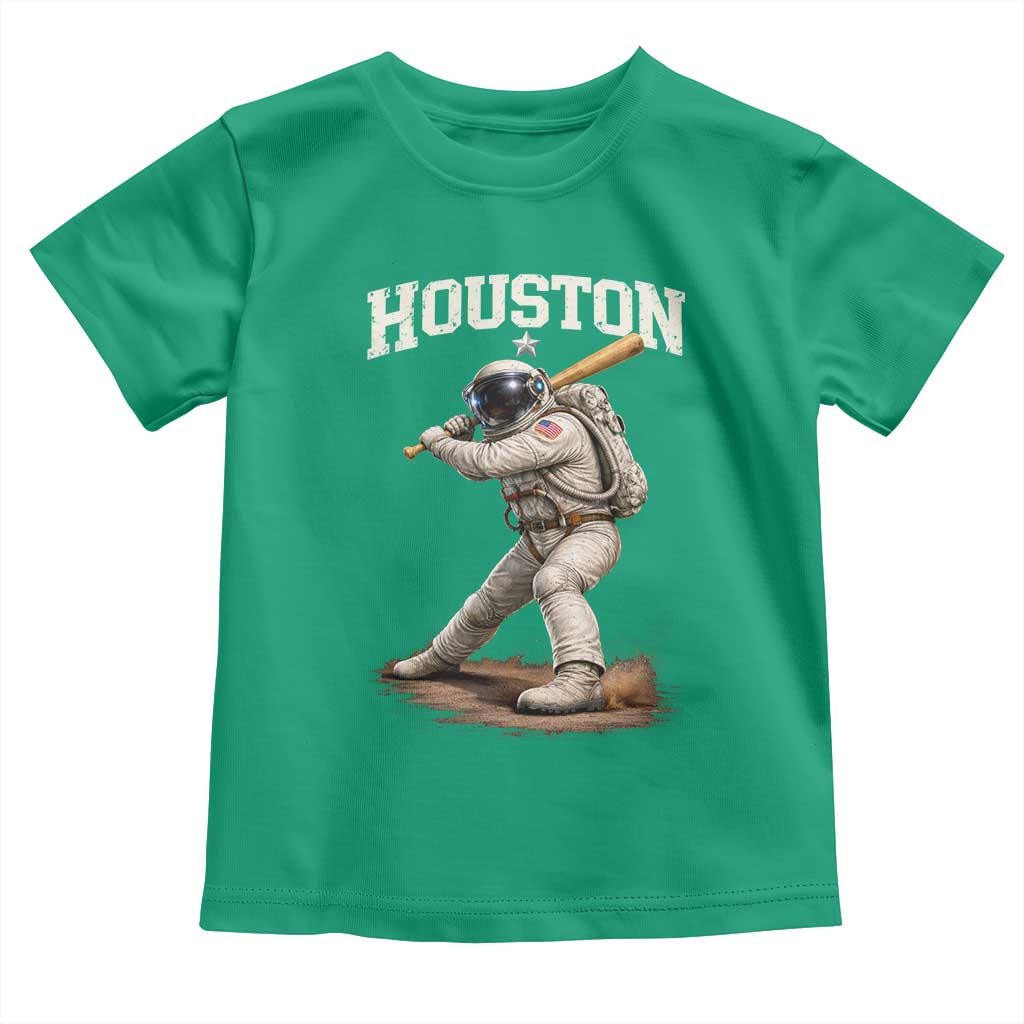 Houston Astronaut Baseball Player Toddler T Shirt Clutch City