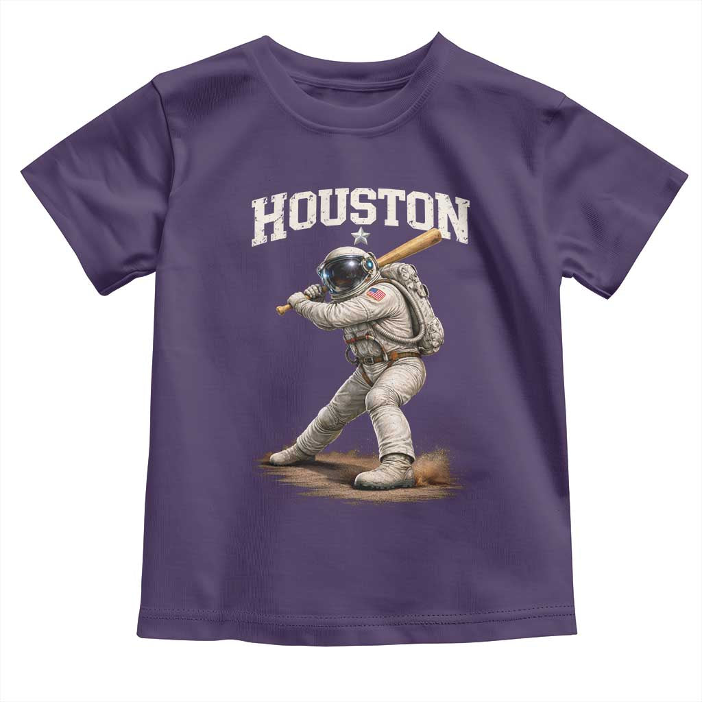 Houston Astronaut Baseball Player Toddler T Shirt Clutch City