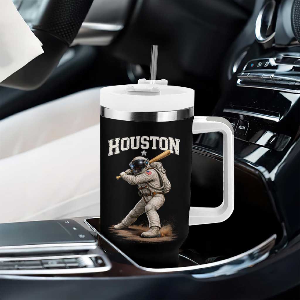 Houston Astronaut Baseball Player Tumbler With Handle Clutch City