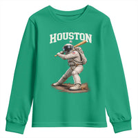 Houston Astronaut Baseball Player Youth Sweatshirt Clutch City