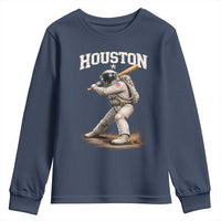 Houston Astronaut Baseball Player Youth Sweatshirt Clutch City