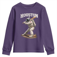 Houston Astronaut Baseball Player Youth Sweatshirt Clutch City