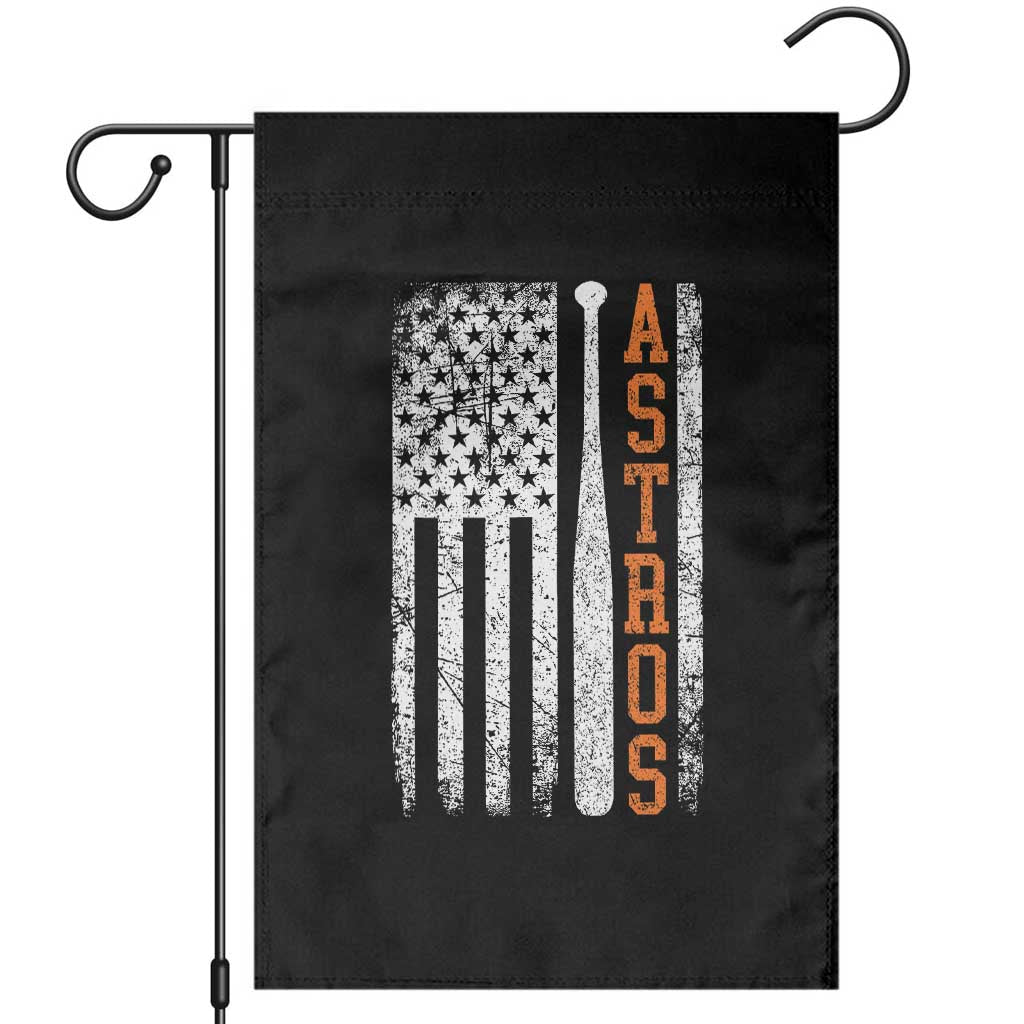 Vintage Astro Garden Flag Last Name Baseball American Flag Retro Style 70s 80s 90s