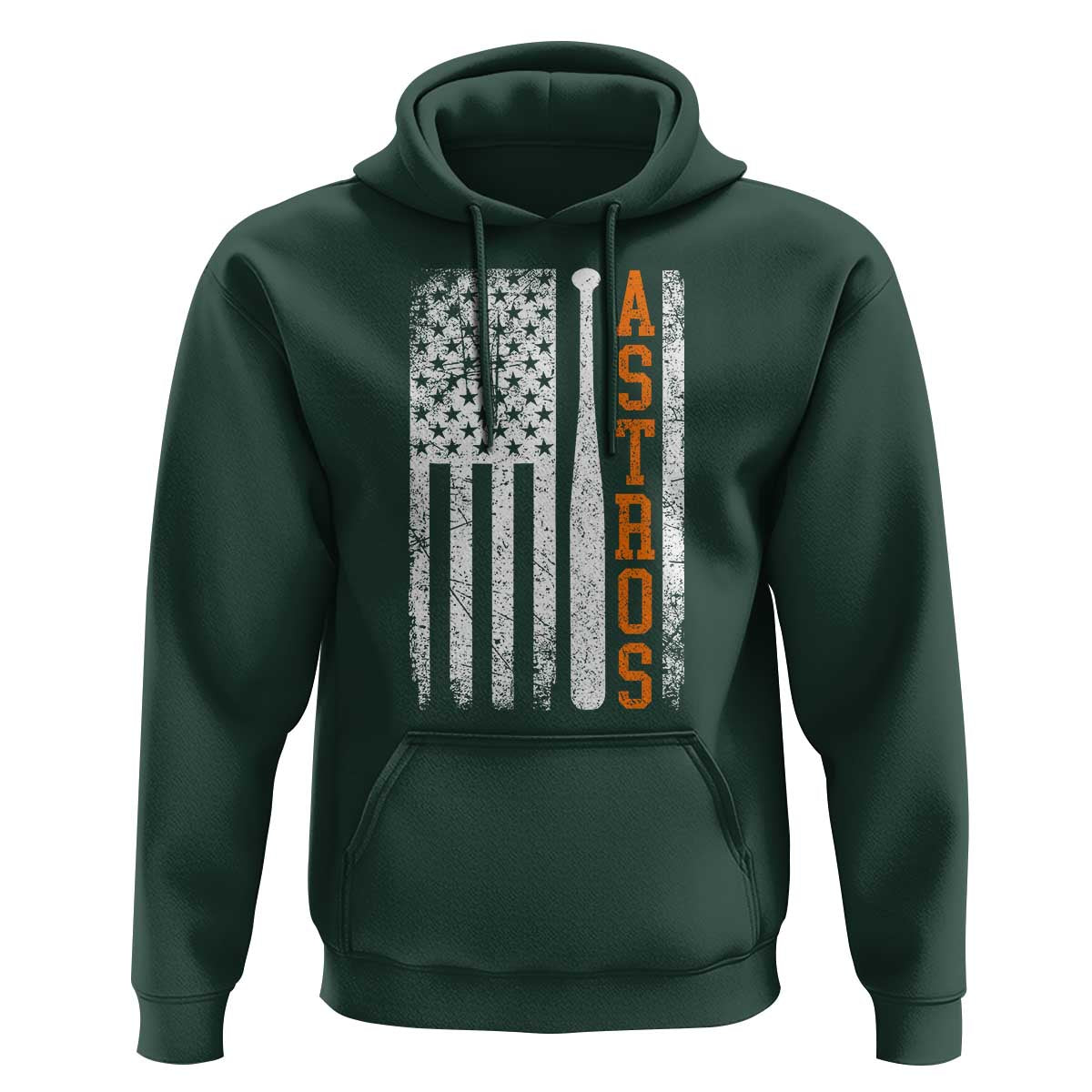 Vintage Astro Hoodie Last Name Baseball American Flag Retro Style 70s 80s 90s
