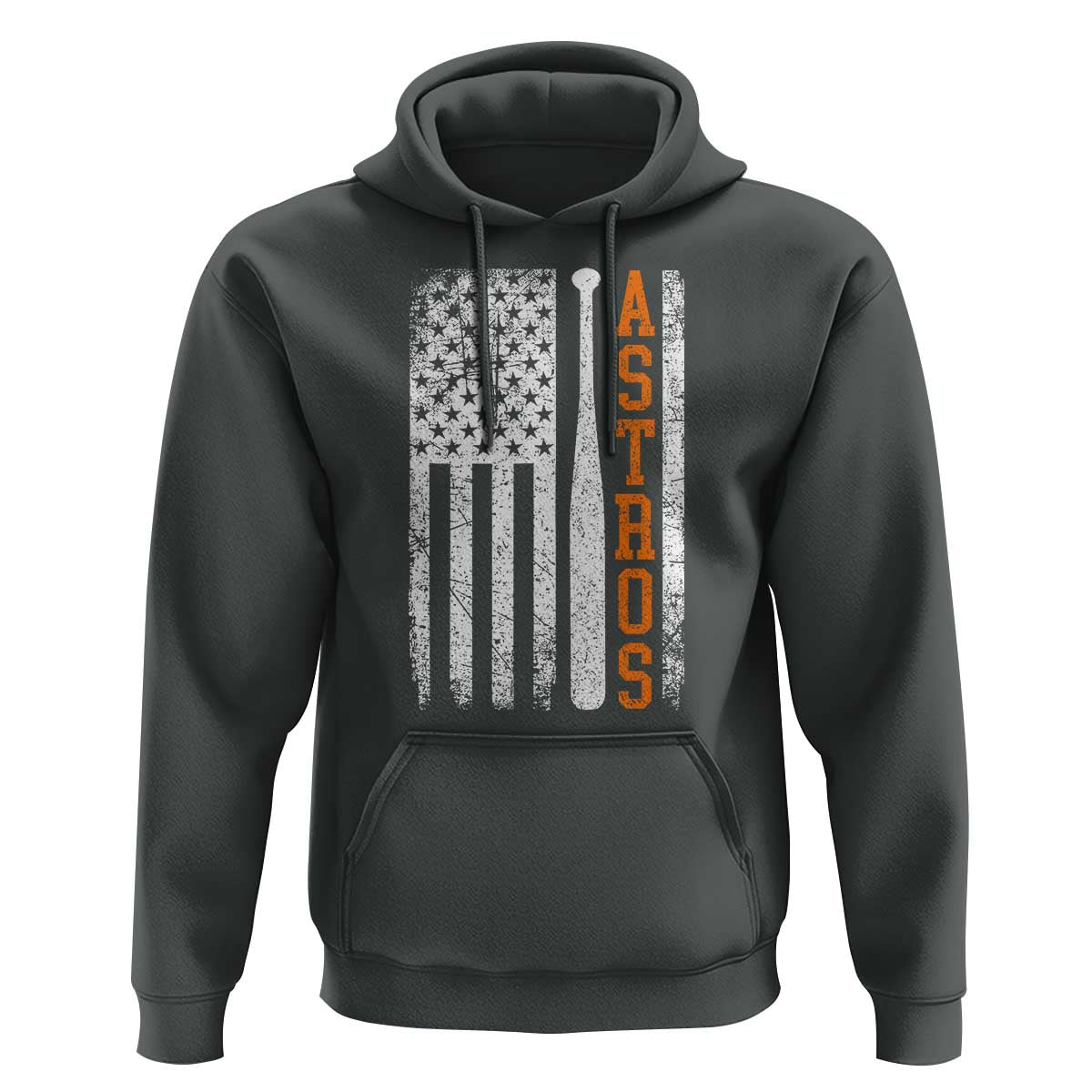 Vintage Astro Hoodie Last Name Baseball American Flag Retro Style 70s 80s 90s