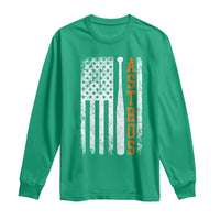 Vintage Astro Long Sleeve Shirt Last Name Baseball American Flag Retro Style 70s 80s 90s