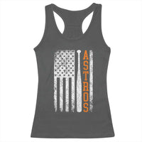 Vintage Astro Racerback Tank Top Last Name Baseball American Flag Retro Style 70s 80s 90s