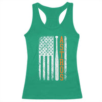 Vintage Astro Racerback Tank Top Last Name Baseball American Flag Retro Style 70s 80s 90s