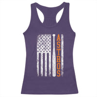 Vintage Astro Racerback Tank Top Last Name Baseball American Flag Retro Style 70s 80s 90s