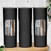 Vintage Astro Skinny Tumbler Last Name Baseball American Flag Retro Style 70s 80s 90s